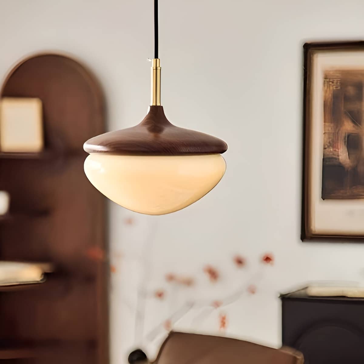 Acorn Design Bauhaus Retro Glass Pendant Light
