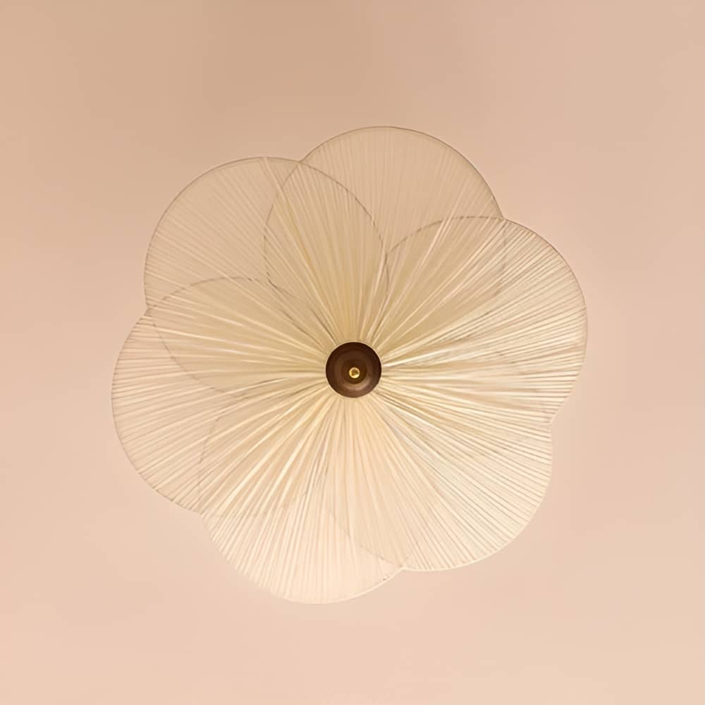 Art Nouveau Plum Blossom White Ceiling Light