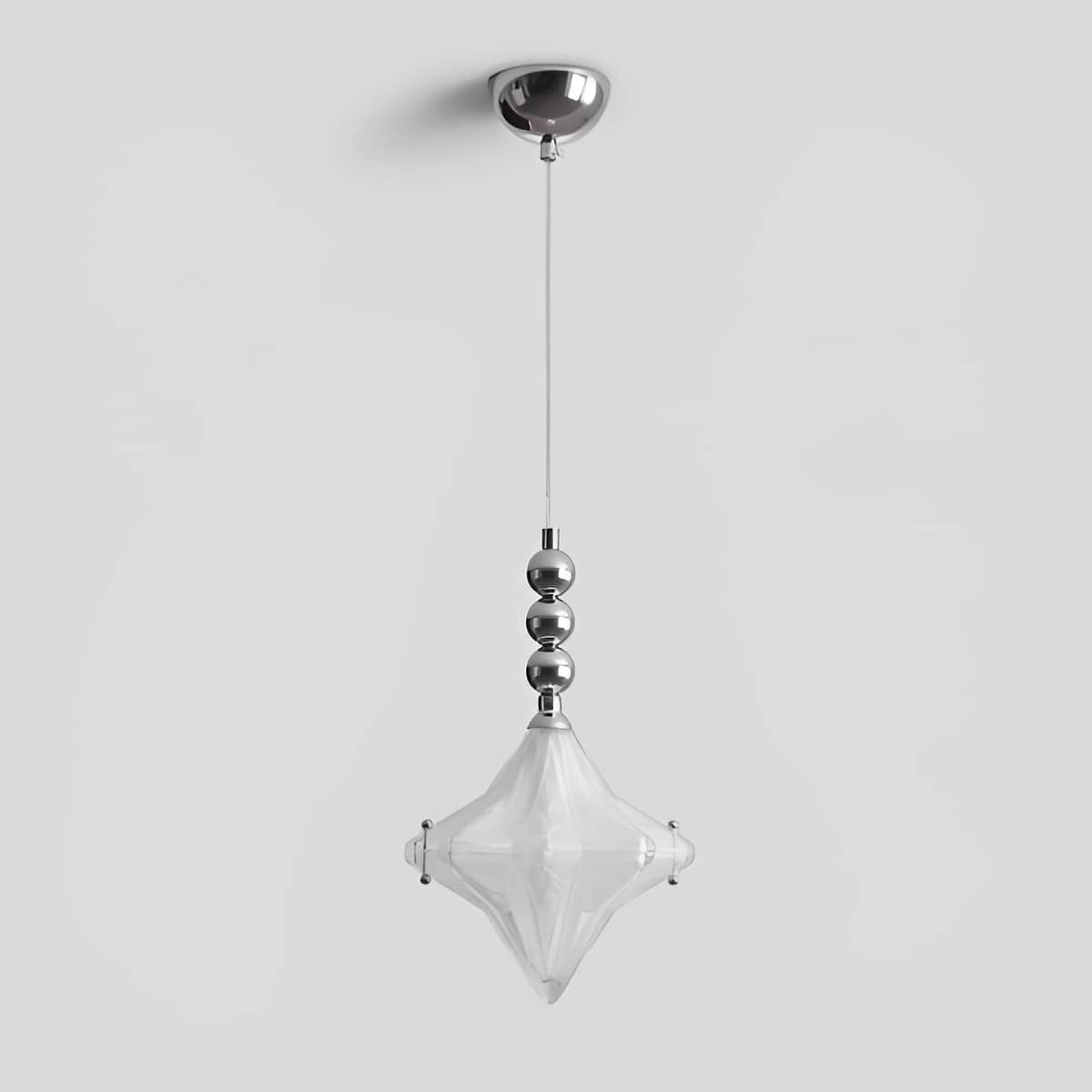 Bauhaus Decorative White Glass Star Pendant light