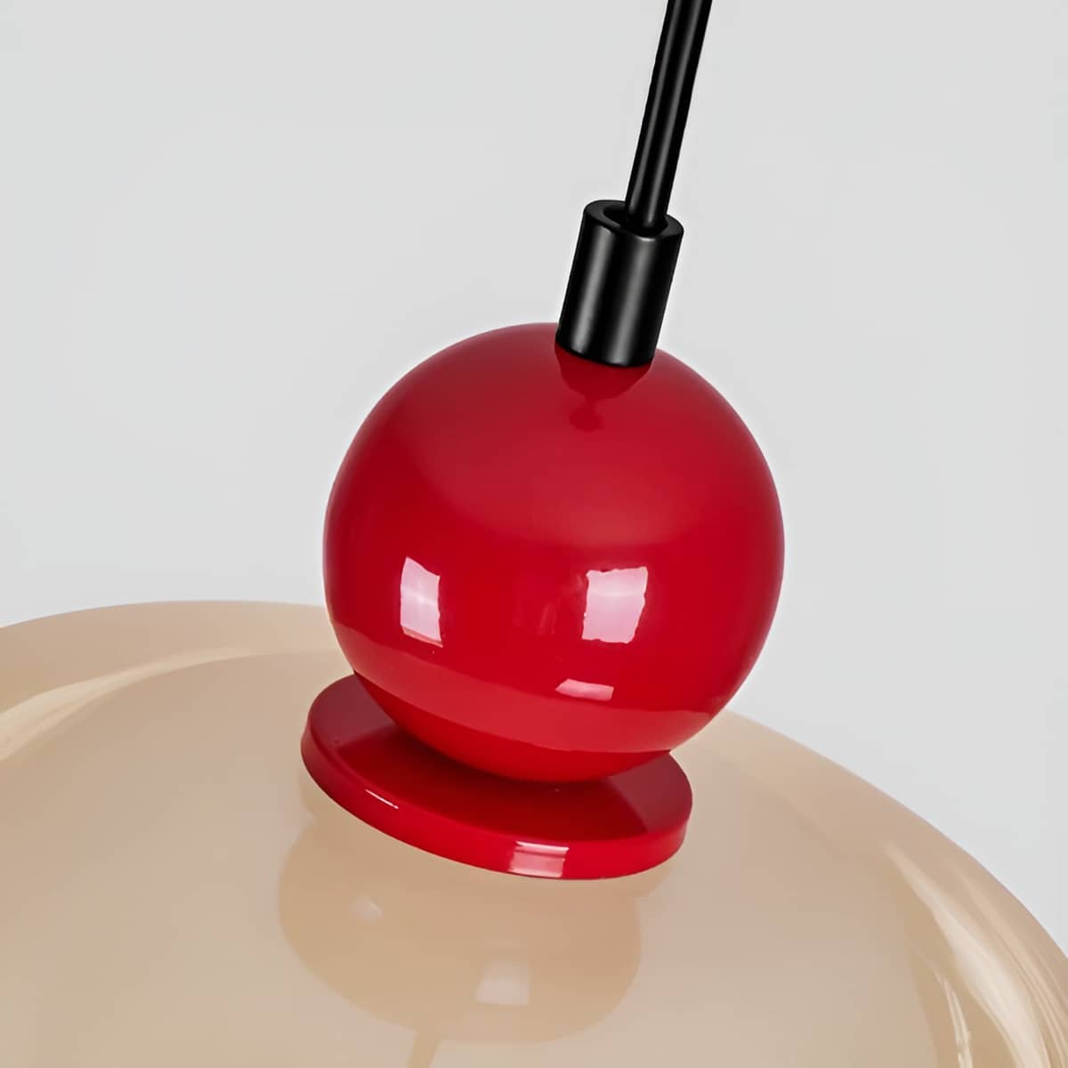 Bauhaus Round Glass Shade Pendant Light