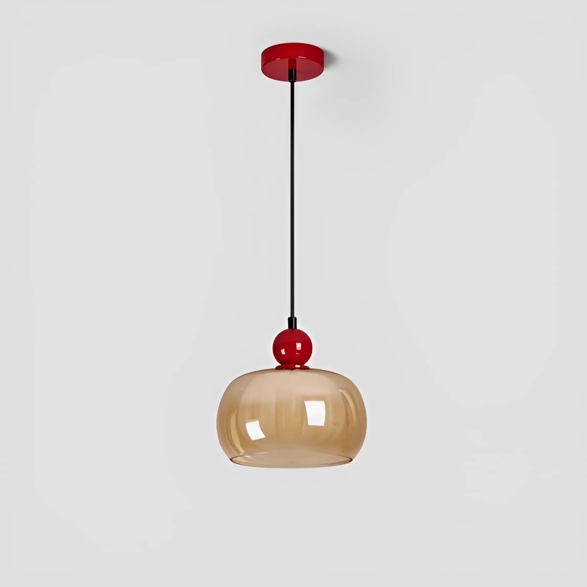 Bauhaus Round Glass Shade Pendant Light