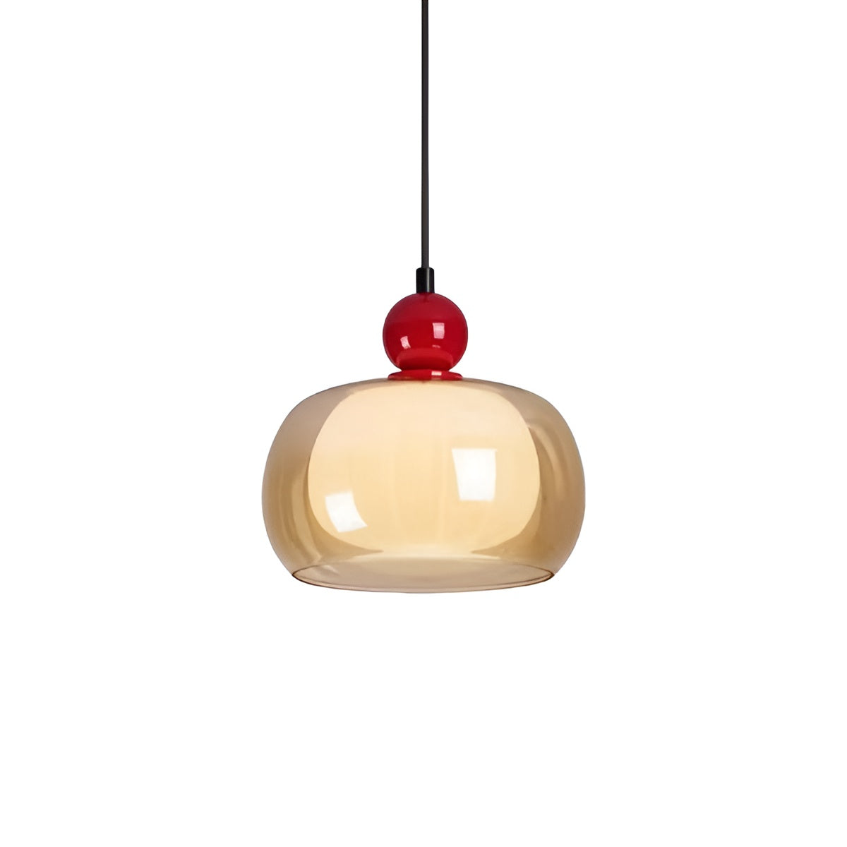 Bauhaus Round Glass Shade Pendant Light
