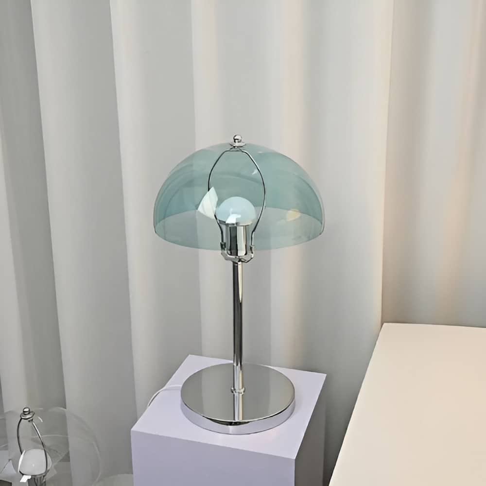 Bauhaus Transparent Dome Industrial Desk Lamp