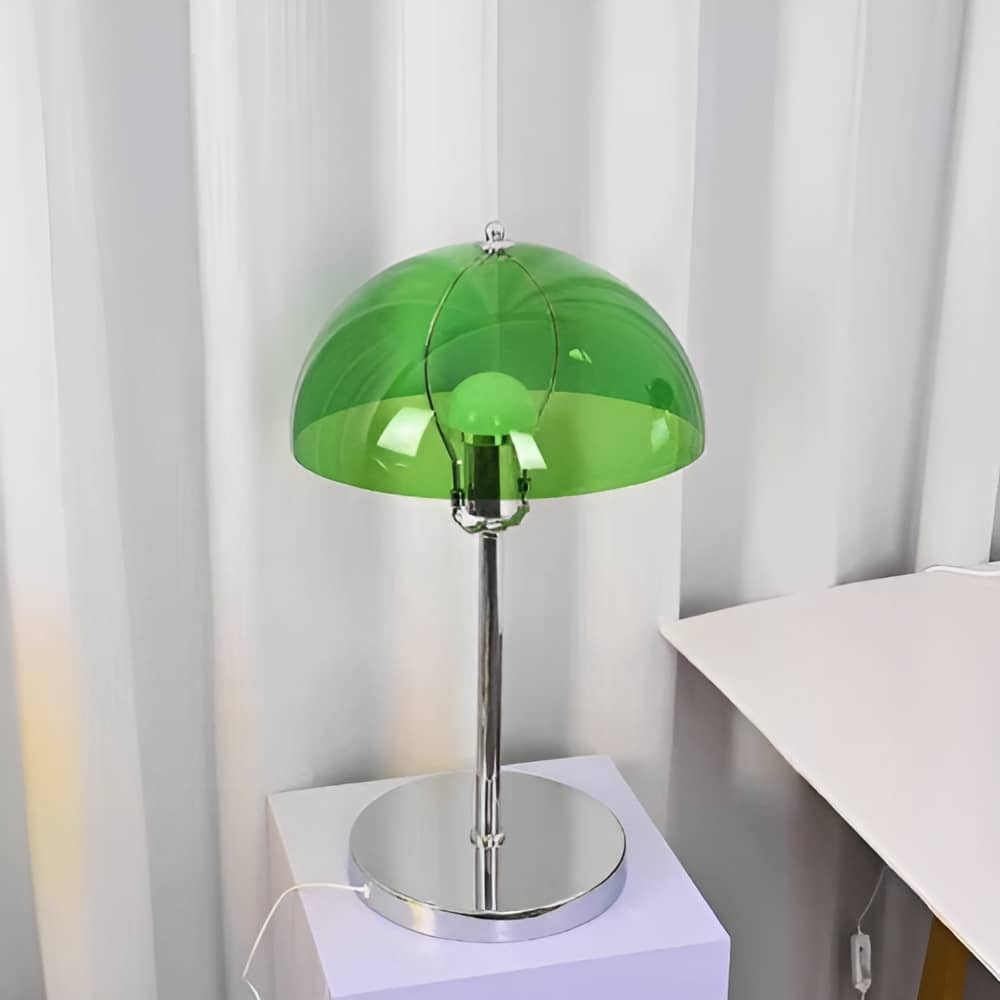 Bauhaus Transparent Dome Industrial Desk Lamp