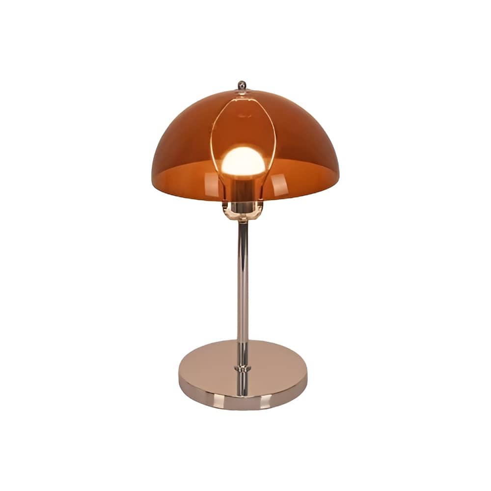 Bauhaus Transparent Dome Industrial Desk Lamp