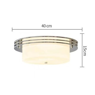 Bauhaus Design Round Glass Ceiling Light