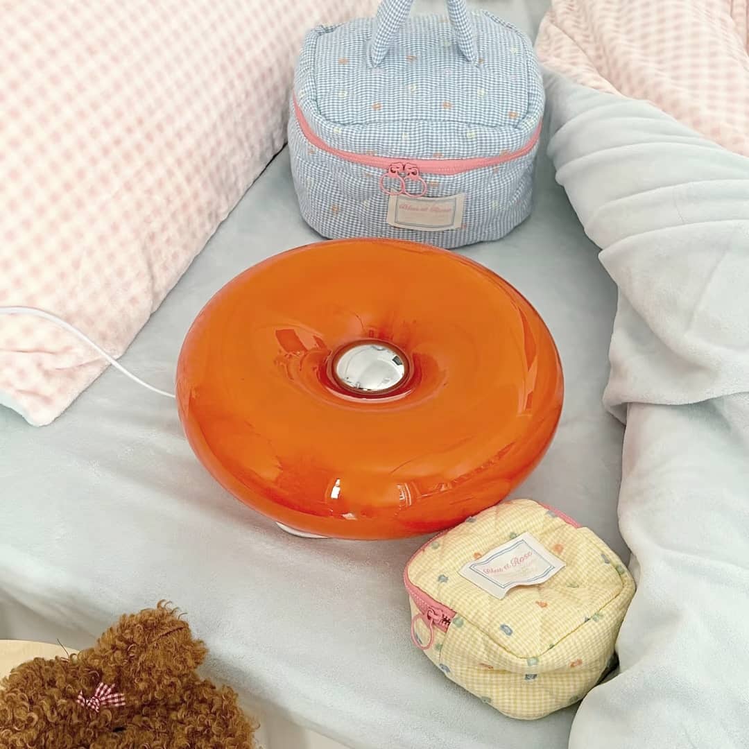 Bauhaus Donut Glass Bedside Table Lamp