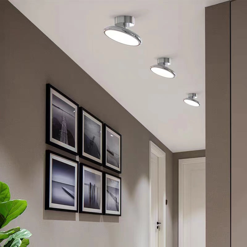 Bauhaus Metal Adjustable LED Ceiling Light