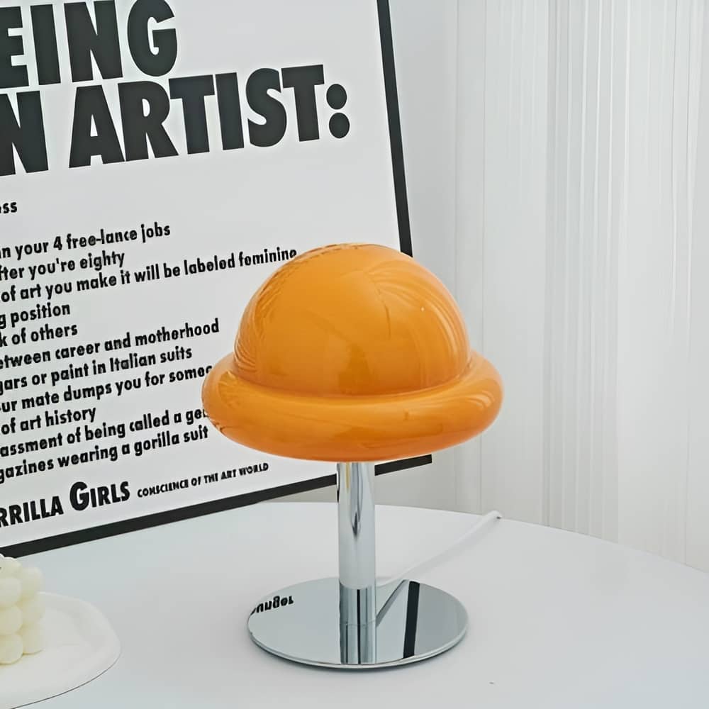 Bauhaus Mushroom Glass Table Lamp For Bedroom