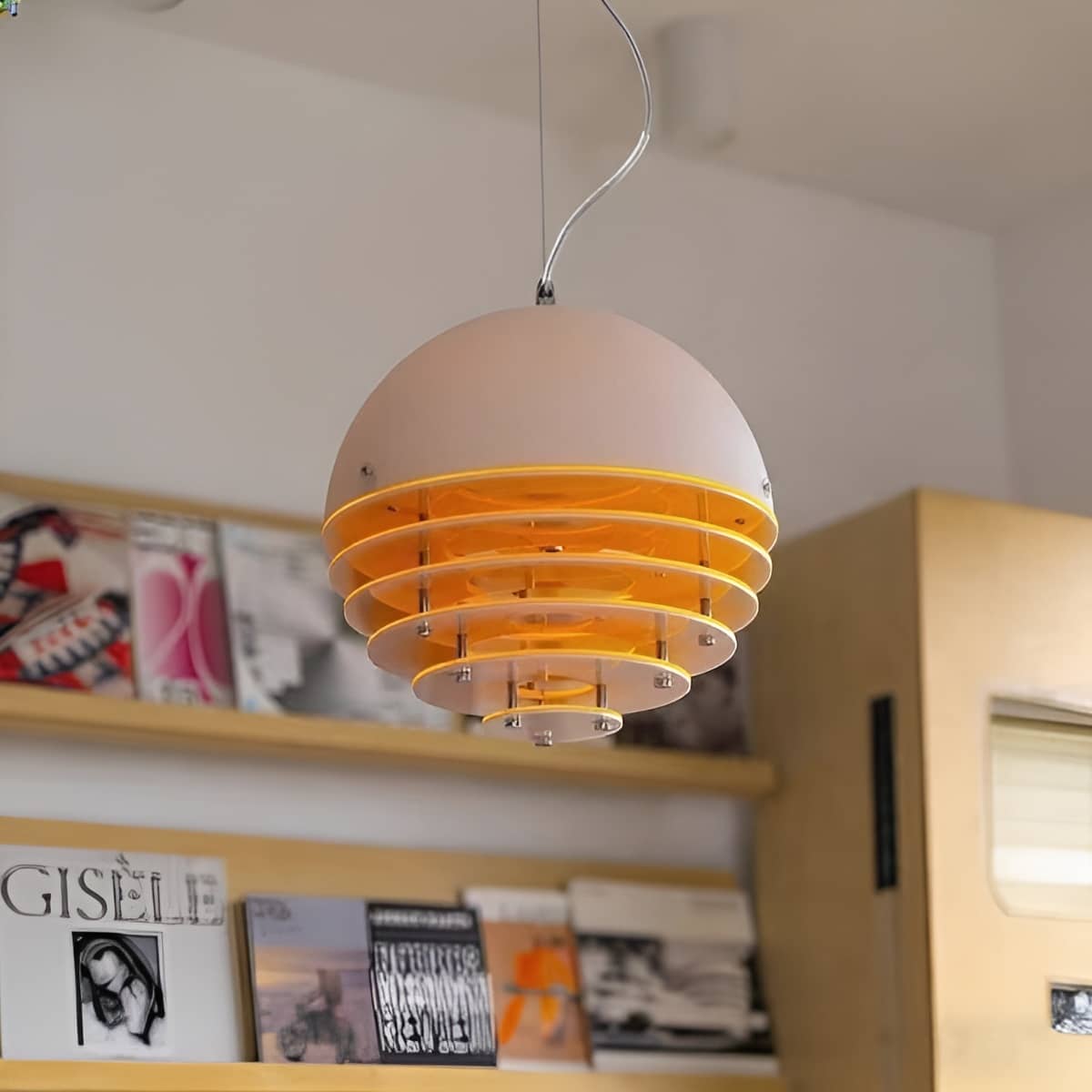 Bauhaus Sunset Decorative Pendant Lamp for Bedroom Ambiance