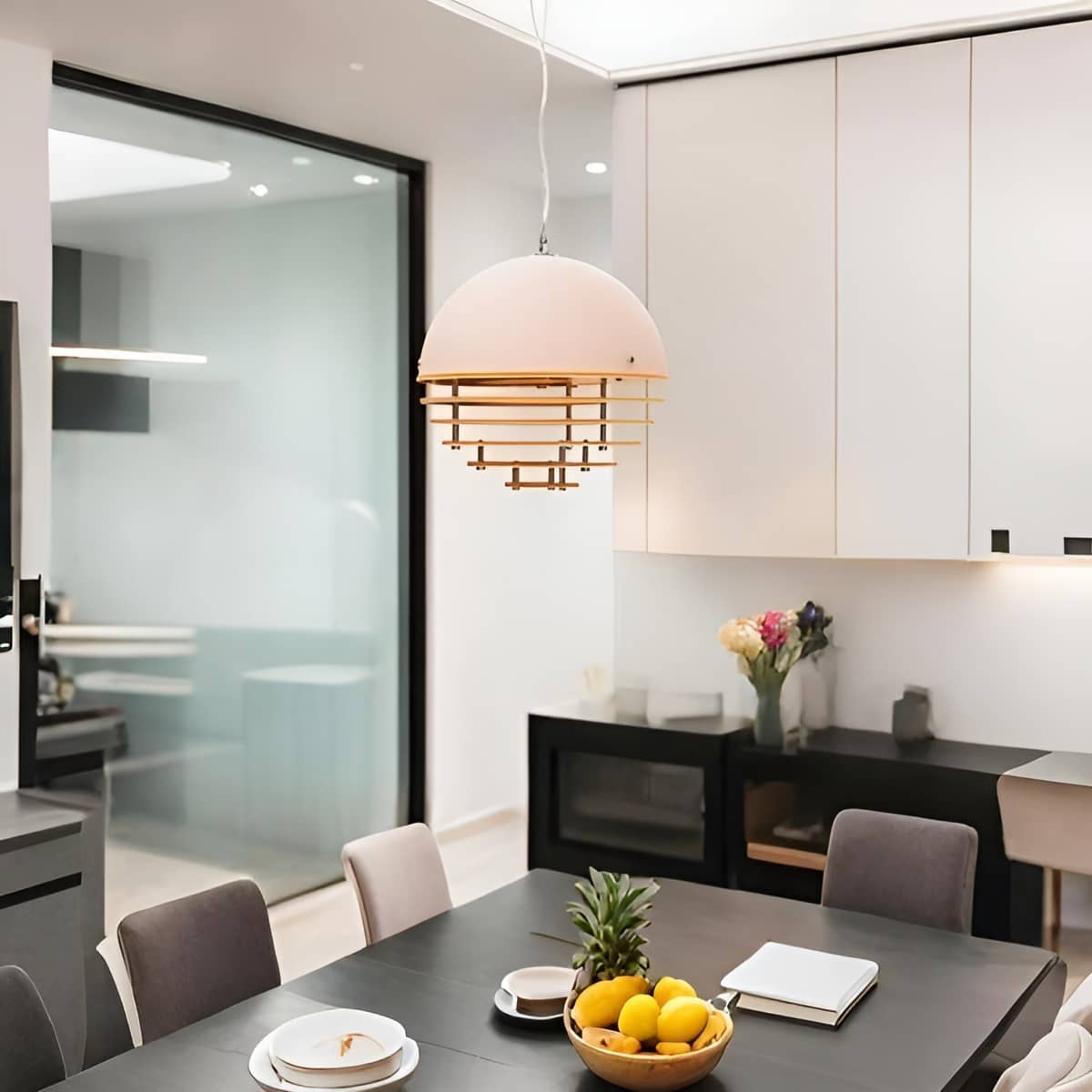 Bauhaus Sunset Decorative Pendant Lamp for Bedroom Ambiance