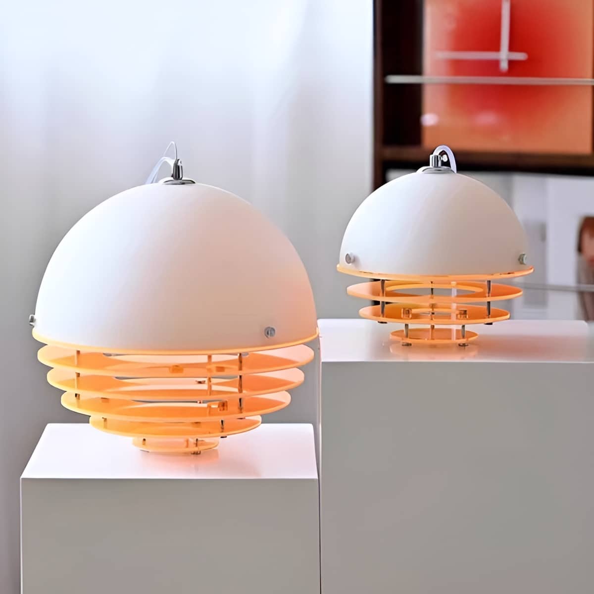 Bauhaus Sunset Decorative Pendant Lamp for Bedroom Ambiance