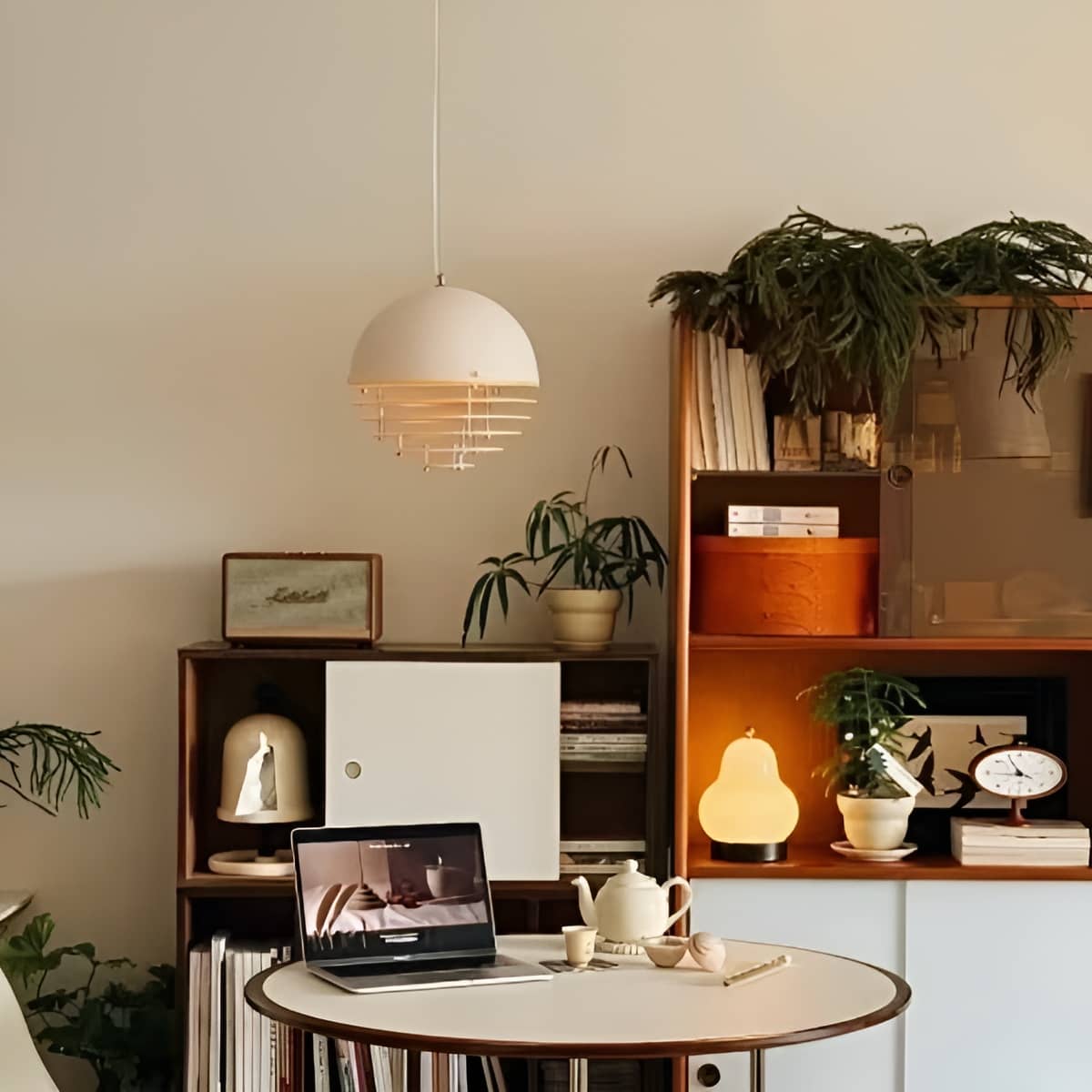 Bauhaus Sunset Decorative Pendant Lamp for Bedroom Ambiance
