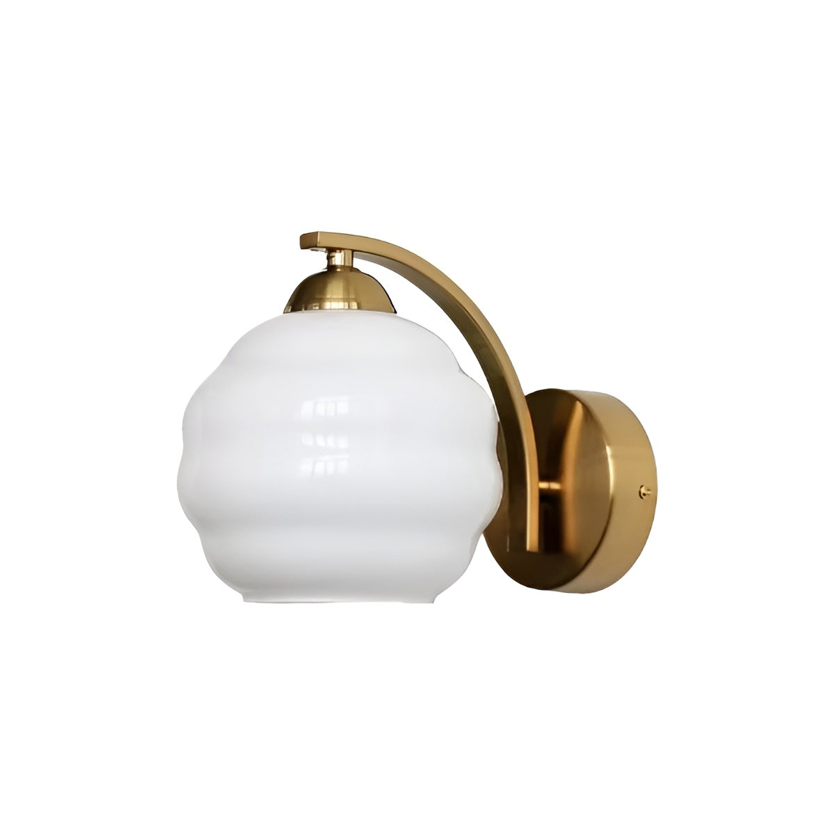Cloud Style Globe Bauhaus Wall Light