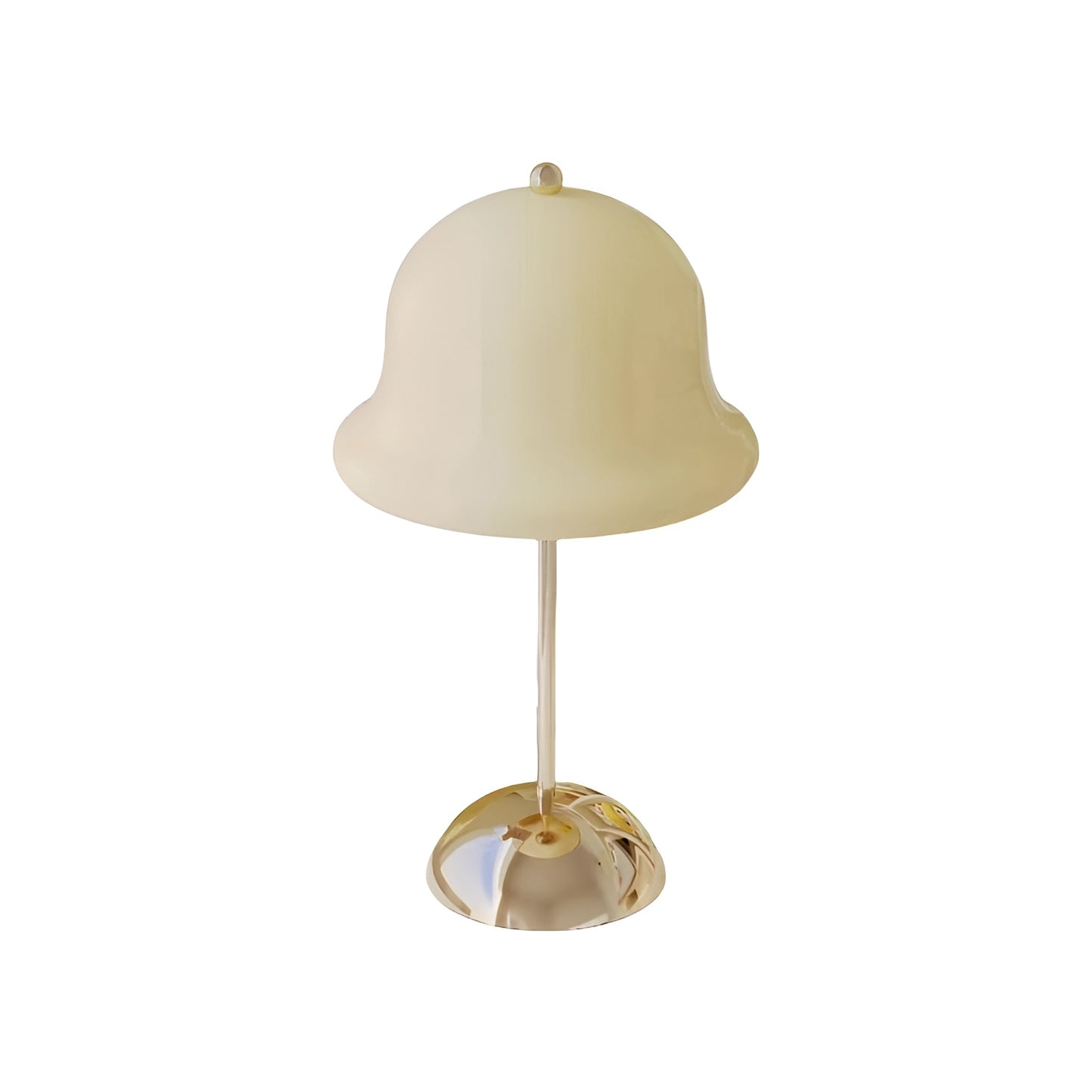 Cream Bell Touch Rechargeable Table Lamp