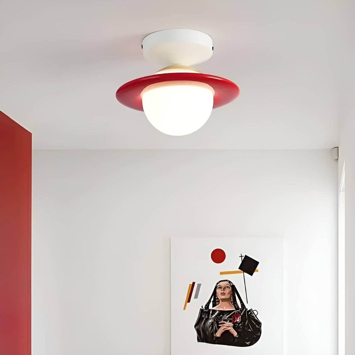 Creative Macaron Planet Ceiling Lamp