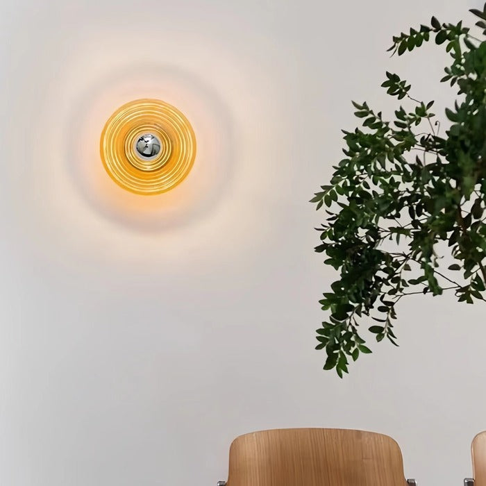 Creative Design Water Ripples Glass Wall Light