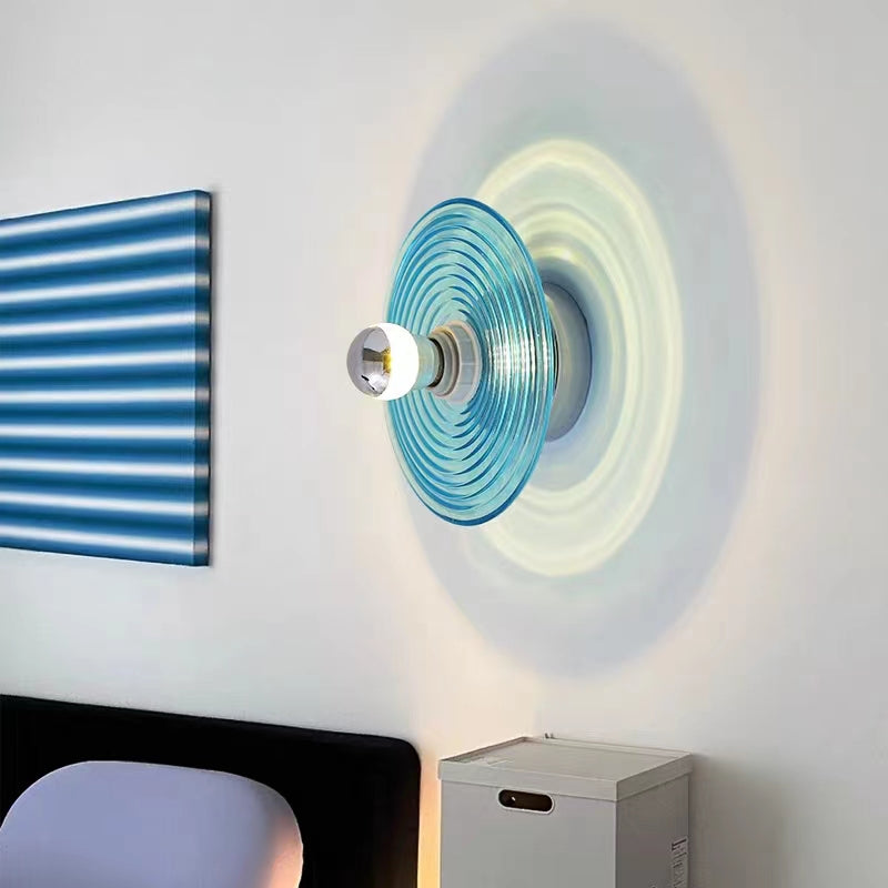 Creative Design Water Ripples Glass Wall Light