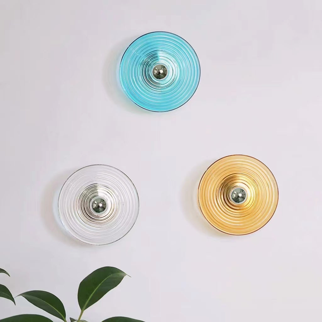 Creative Design Water Ripples Glass Wall Light