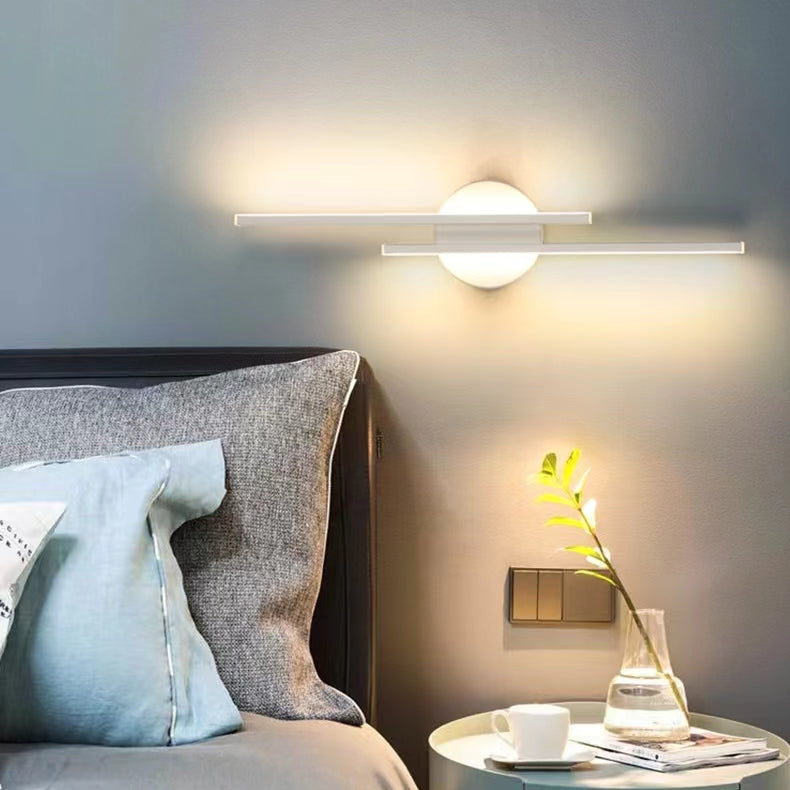Creative Modern Luxury Double Straight Line Wall Light