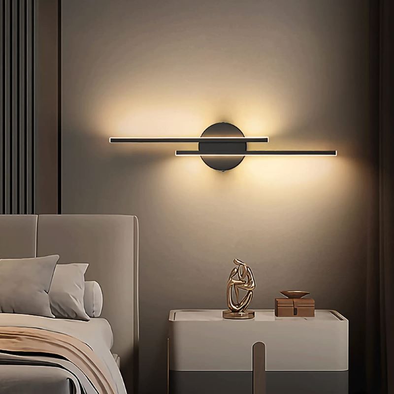 Creative Modern Luxury Double Straight Line Wall Light