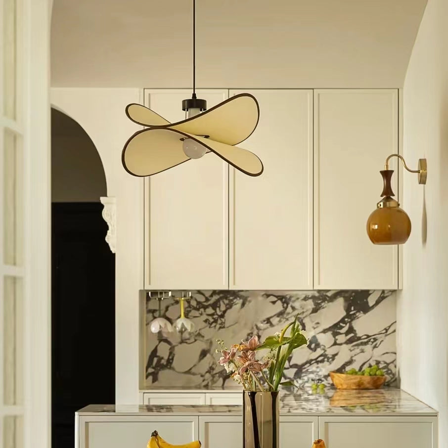 Creative Style Beige Fabric Pendant Light