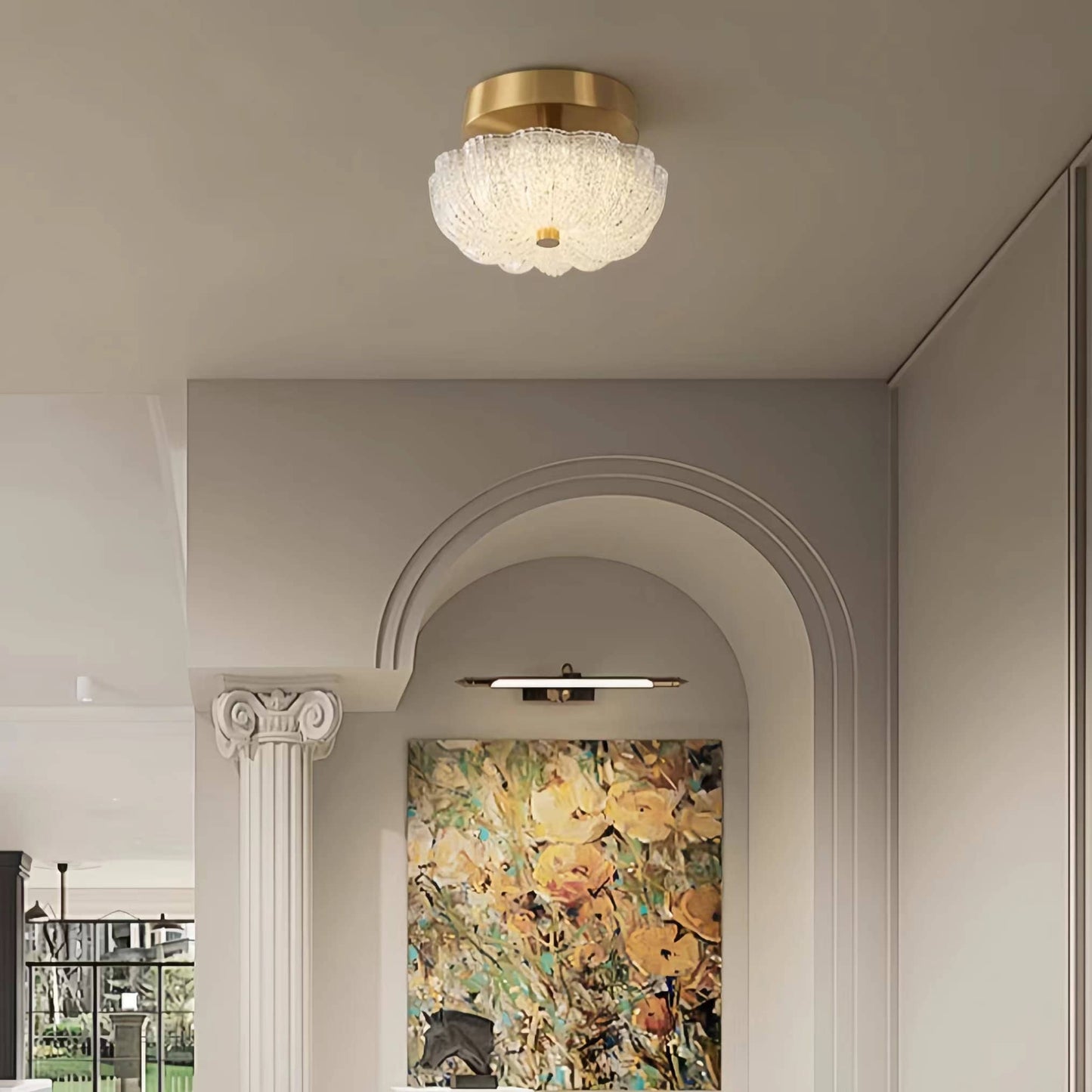 Crystal Effect Luxury Acrylic LED Ceiling Light