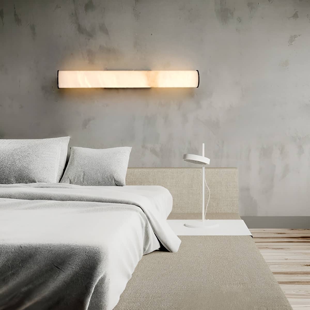 Cylindrical Marble Modern LED Wall Light