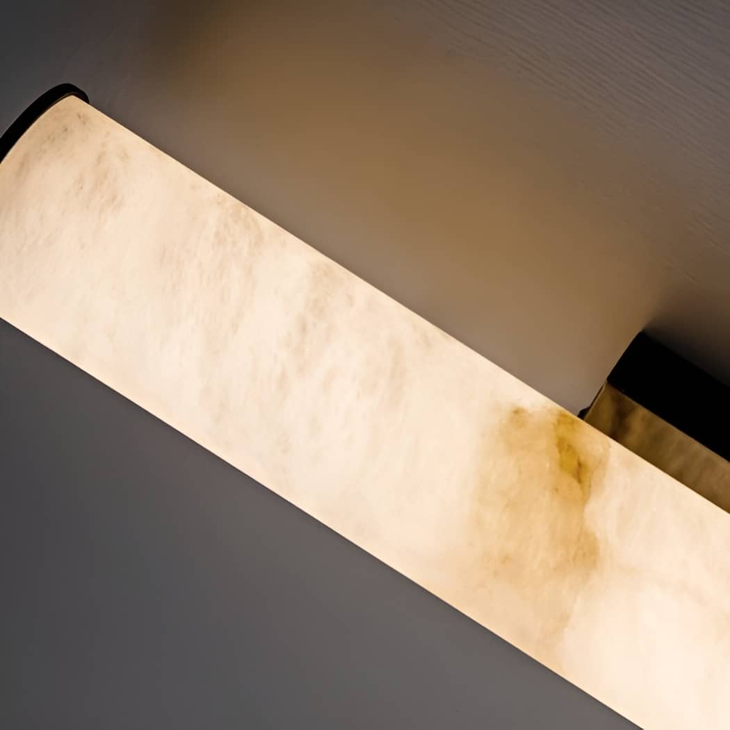 Cylindrical Marble Modern LED Wall Light