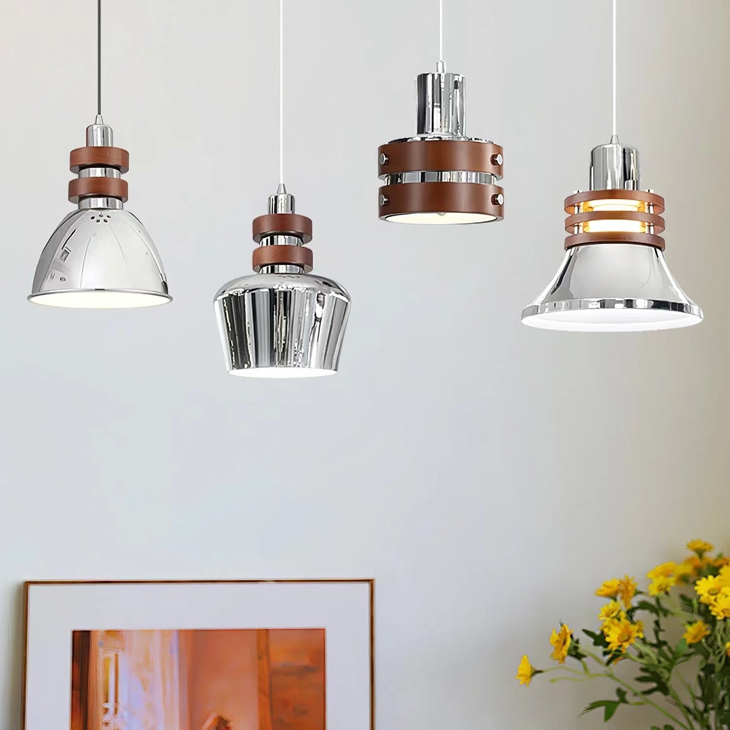 Danish Industrial Vintage Metal Pendant Light