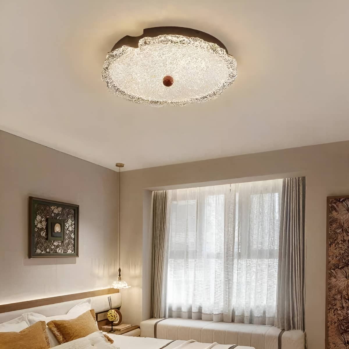 Elegant Luxury Modern Flower LED Ceiling Light