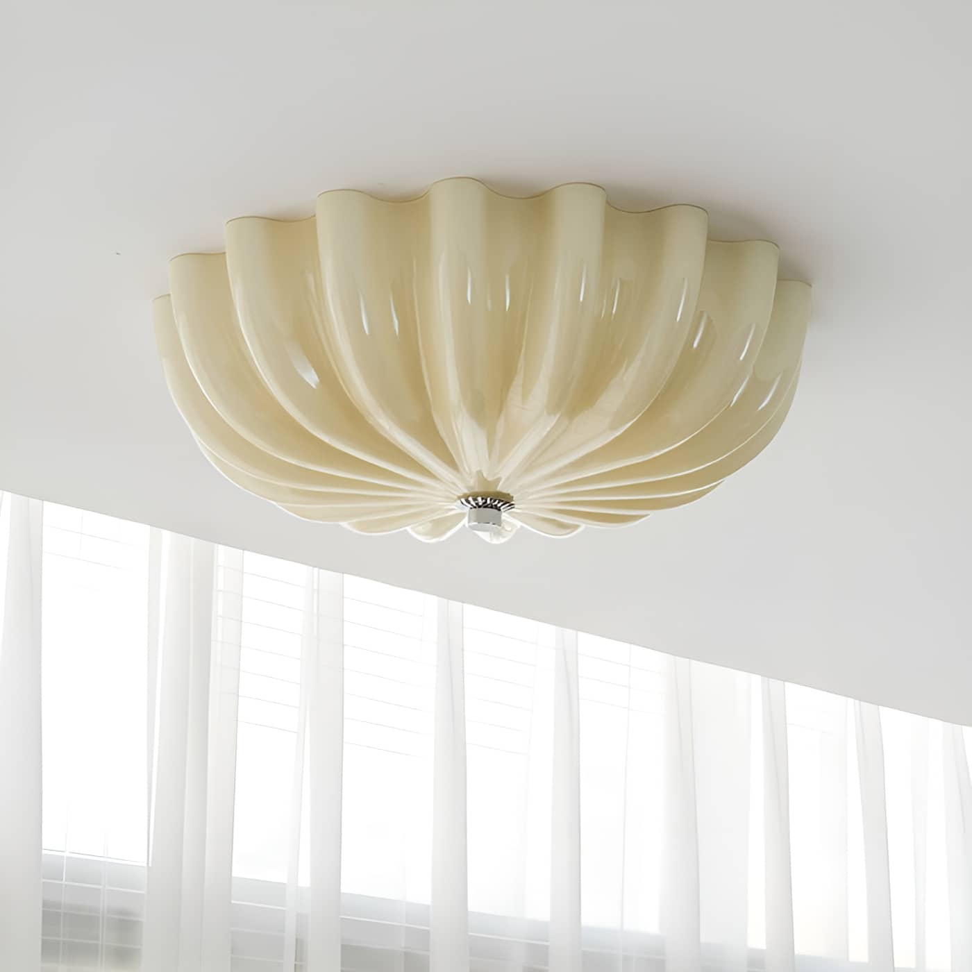 French Style Murano Retro Glass Ceiling Light