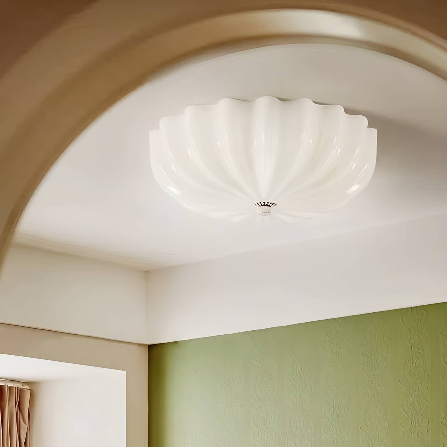 Italian Style Murano Retro Glass Ceiling Light