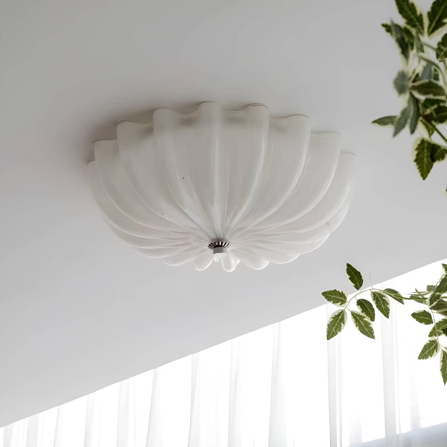 French Style Murano Retro Glass Ceiling Light