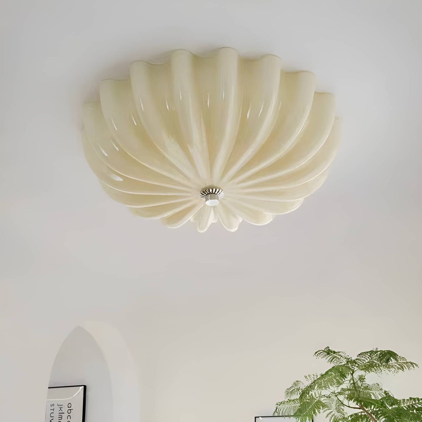 Italian Style Murano Retro Glass Ceiling Light