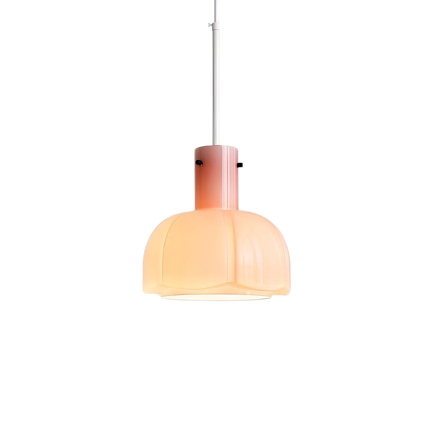 French Style Glass Floral Pendant Light