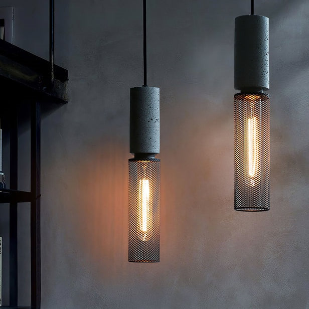 Industrial Style American Retro Cement Pendant Lamp