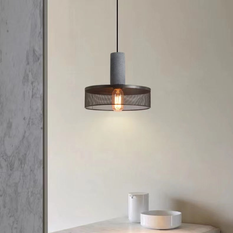 Industrial Style American Retro Cement Pendant Light