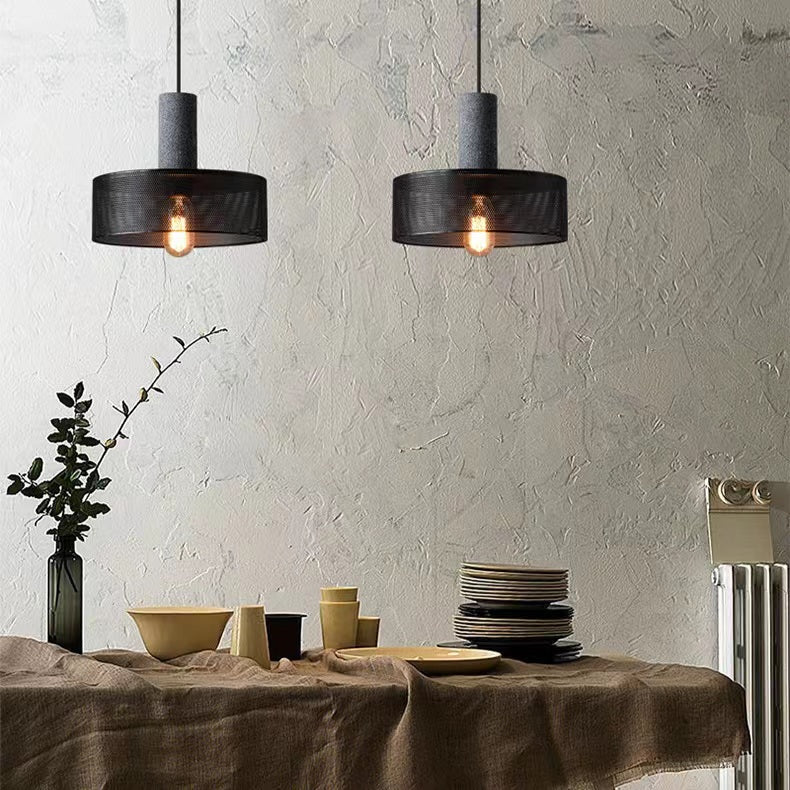 Industrial Style American Retro Cement Pendant Light