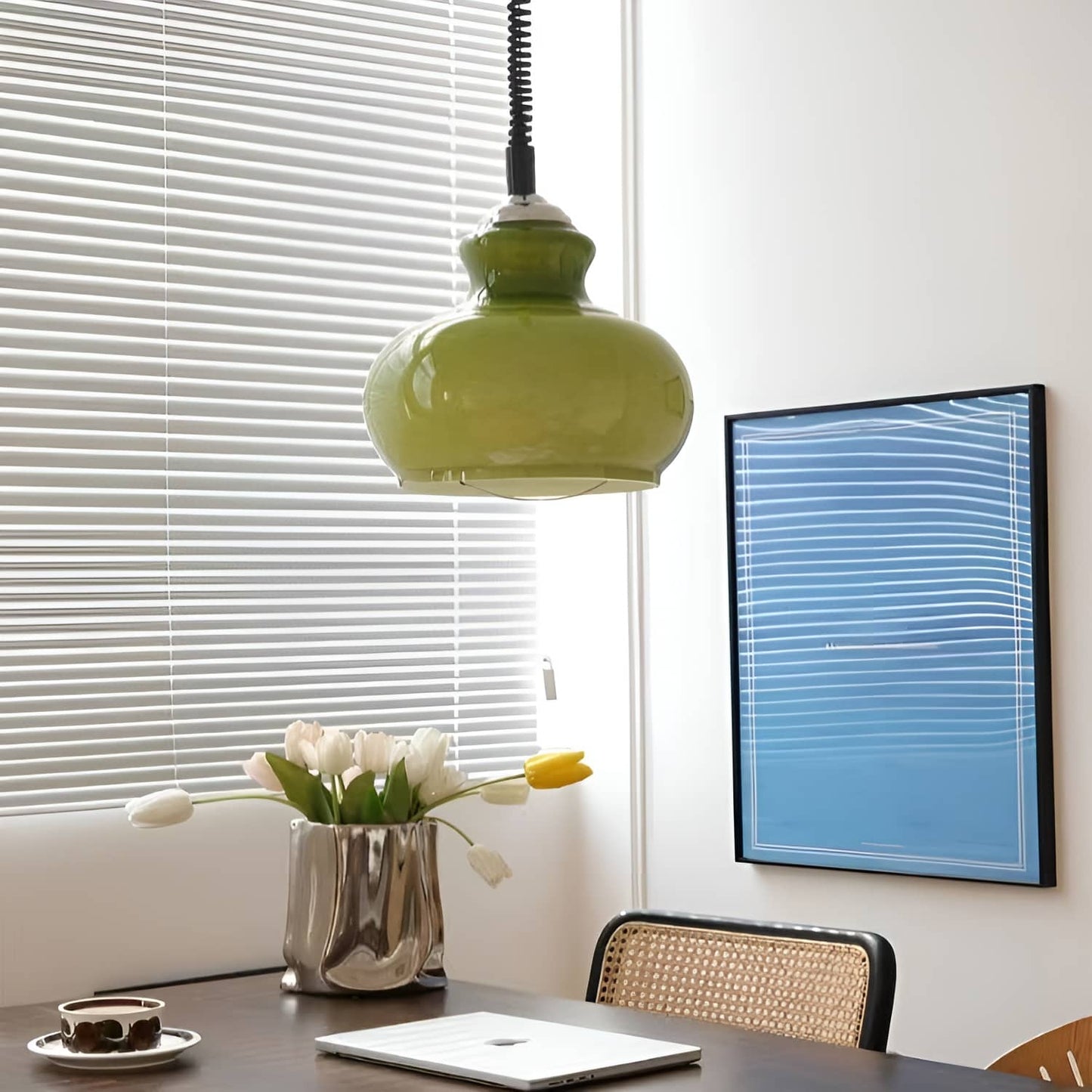 Italian Retro Bell Bauhaus Pendant Light