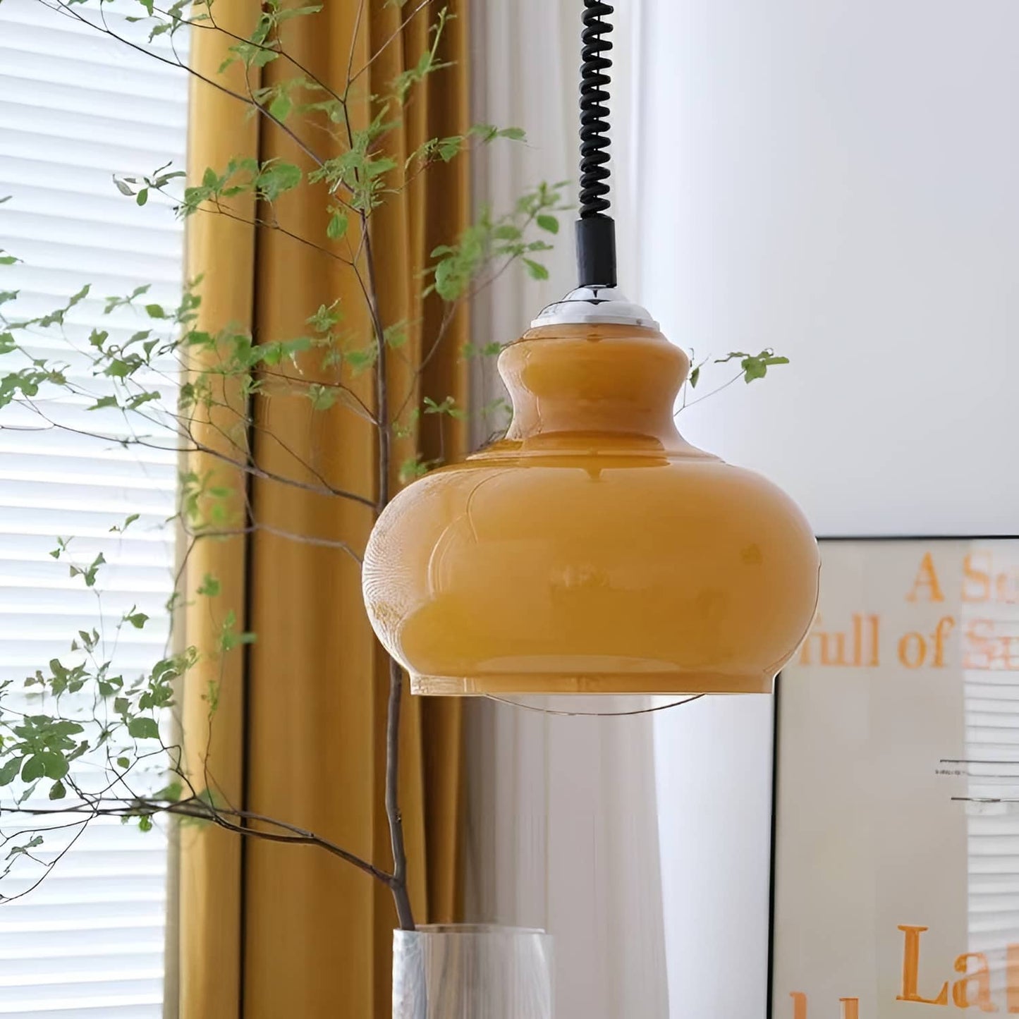 Italian Retro Bell Bauhaus Pendant Light