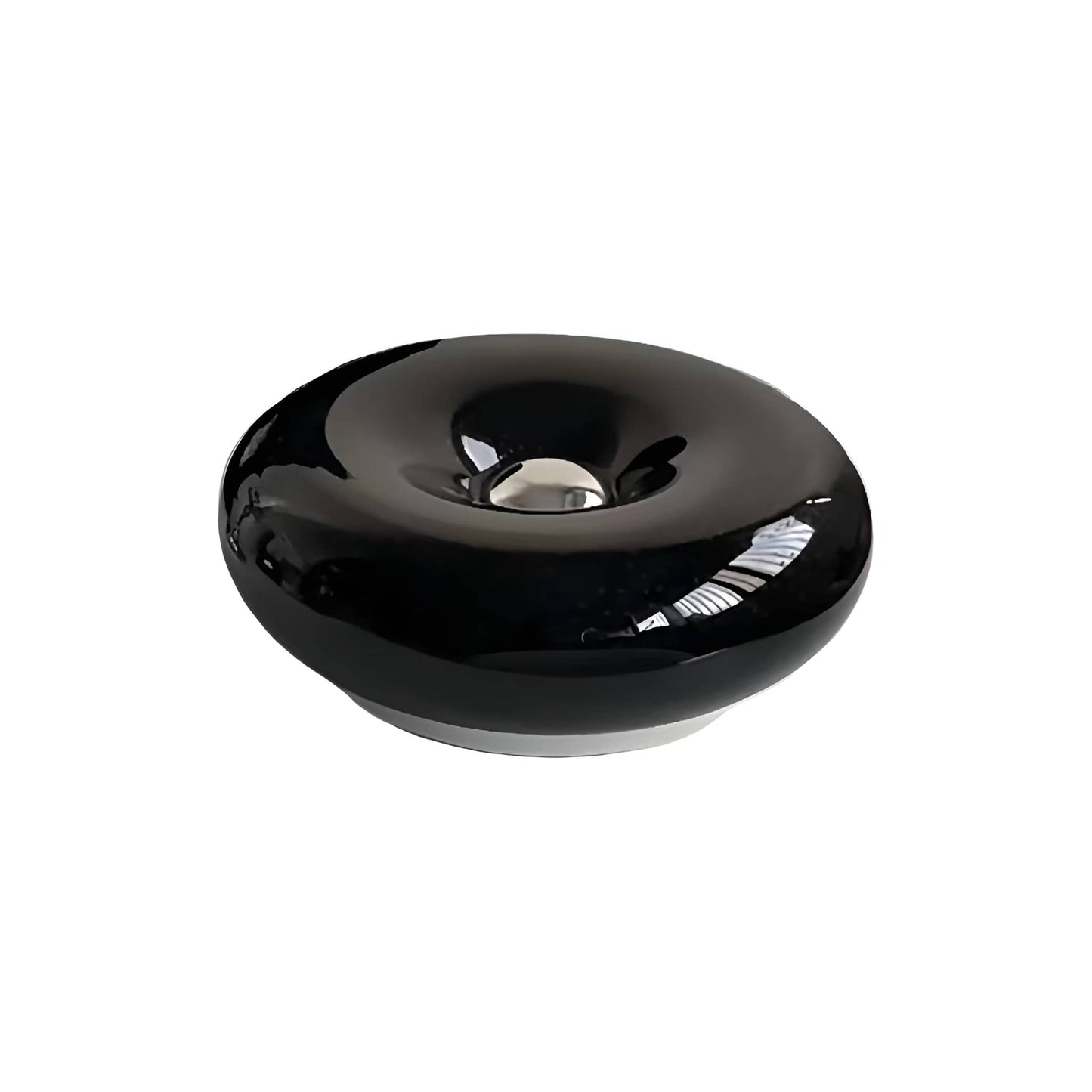 Italian Decorative Bauhaus Donut Glass Table Lamp