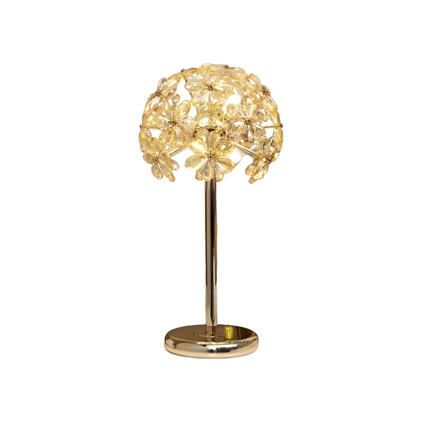 Luxury Dandelion Flower Crystal Table Lamp