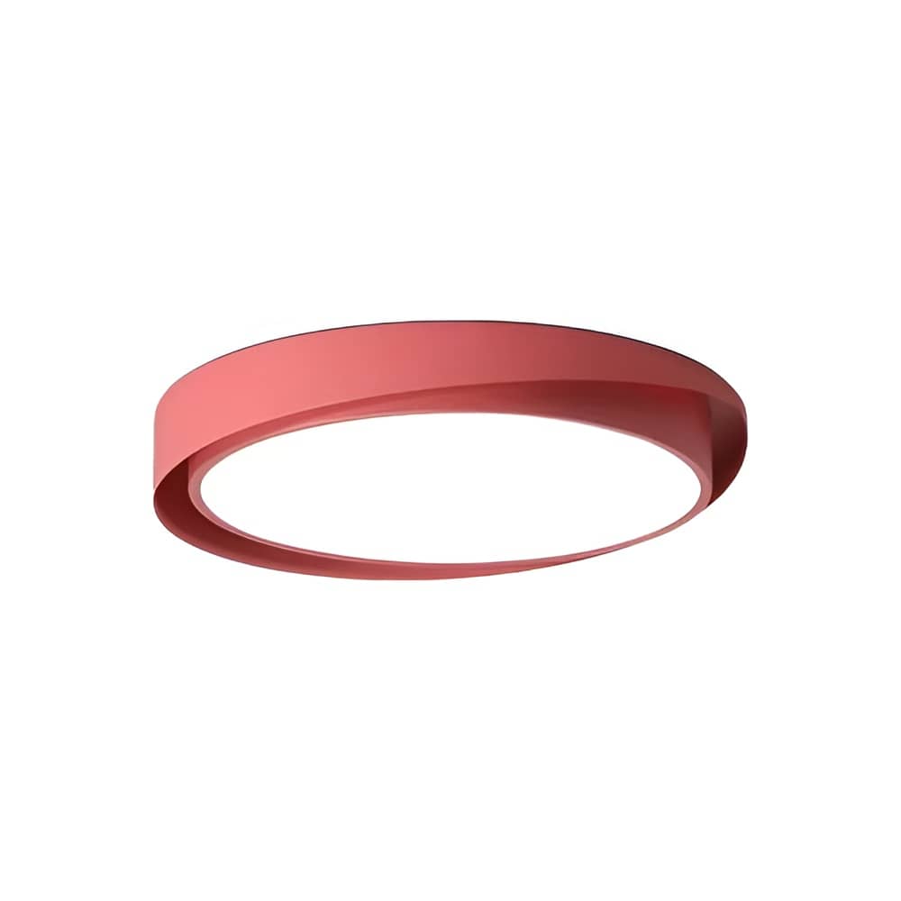 Macaron Bunte runde Deckenlampe Metall