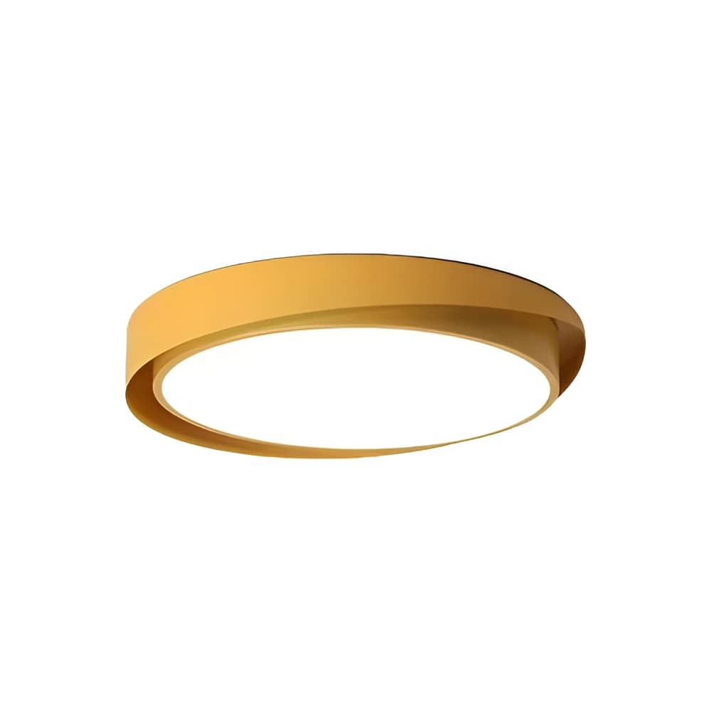 Macaron Bunte runde Deckenlampe Metall