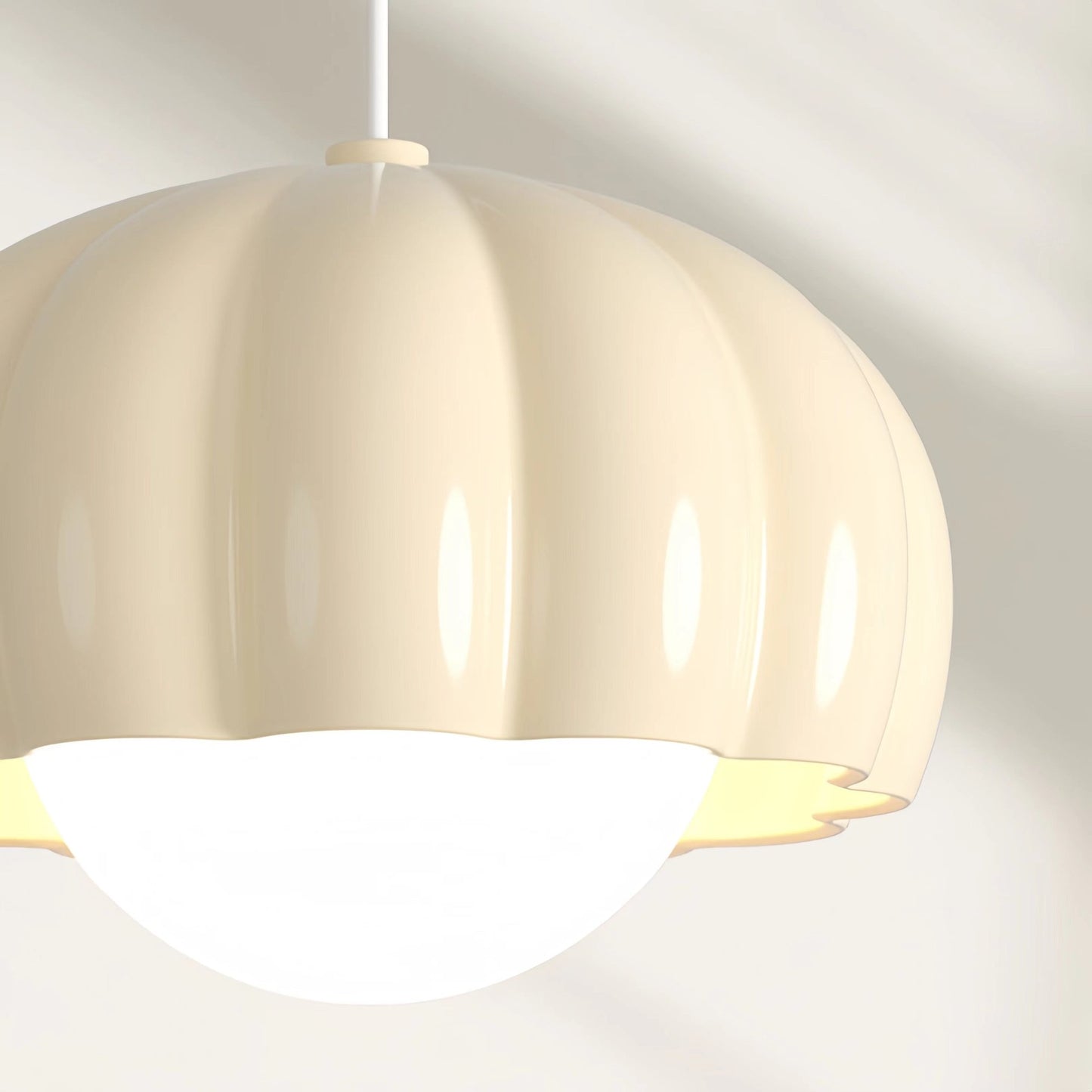 Macaron Resin Pumpkin Globe Pendant Light
