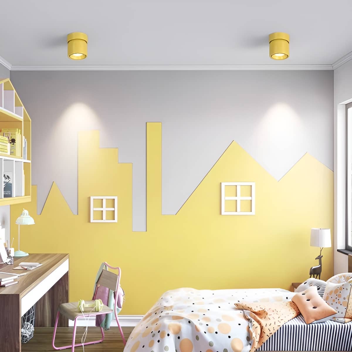 Macaron Small Colorful LED Ceiling Spot Light for Living Room