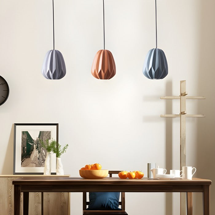 Macaron Minimalist Papaya Bedside Pendant Light