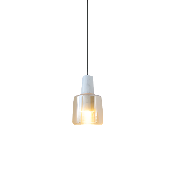Marble Glass Minimalist LED Pendant Light