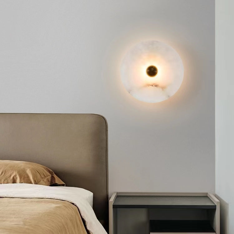 Marble Modern Minimalist Round Wall Lamp
